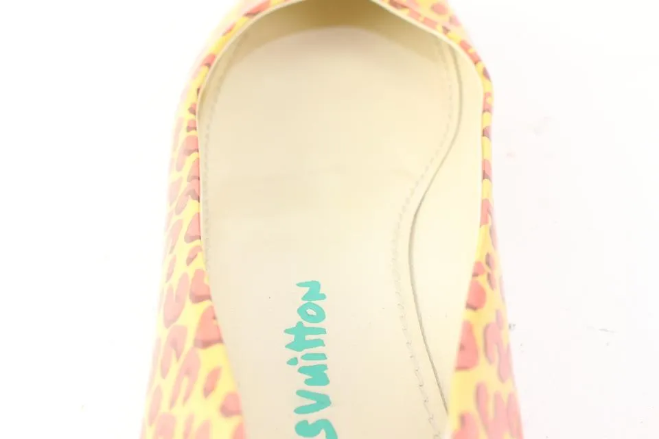 Louis Vuitton Pink Stephen Sprouse Ballerina Flats 915lv77