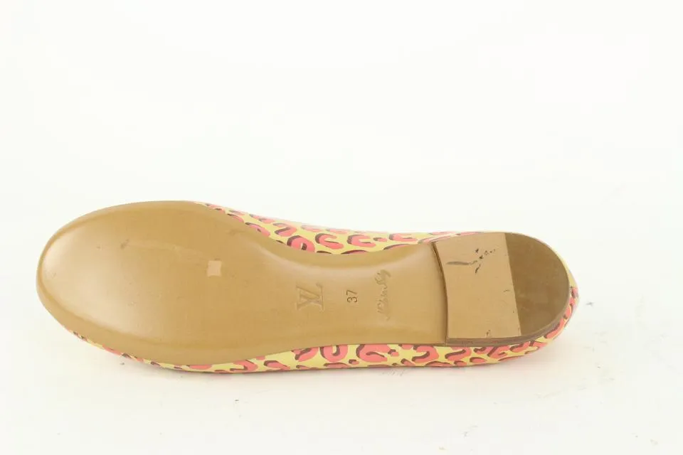 Louis Vuitton Pink Stephen Sprouse Ballerina Flats 915lv77