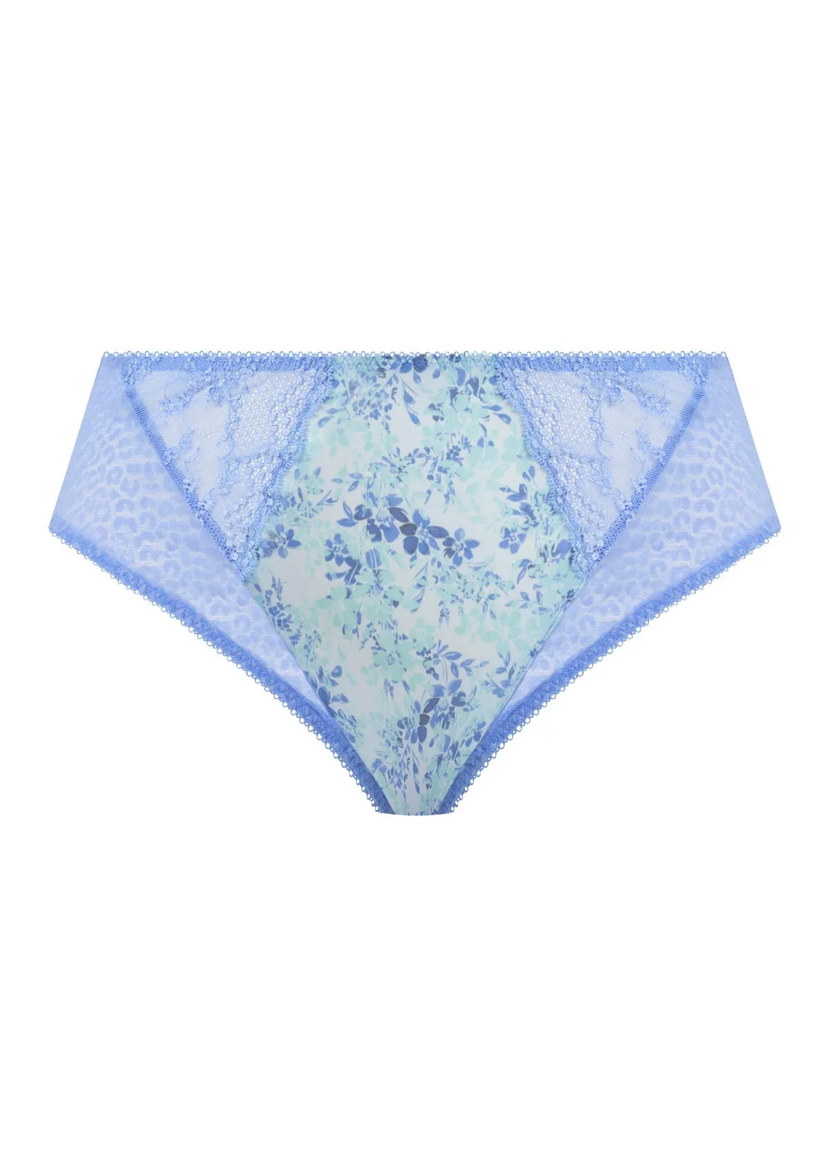 Lucie High Leg Brief In Cornflower - Elomi