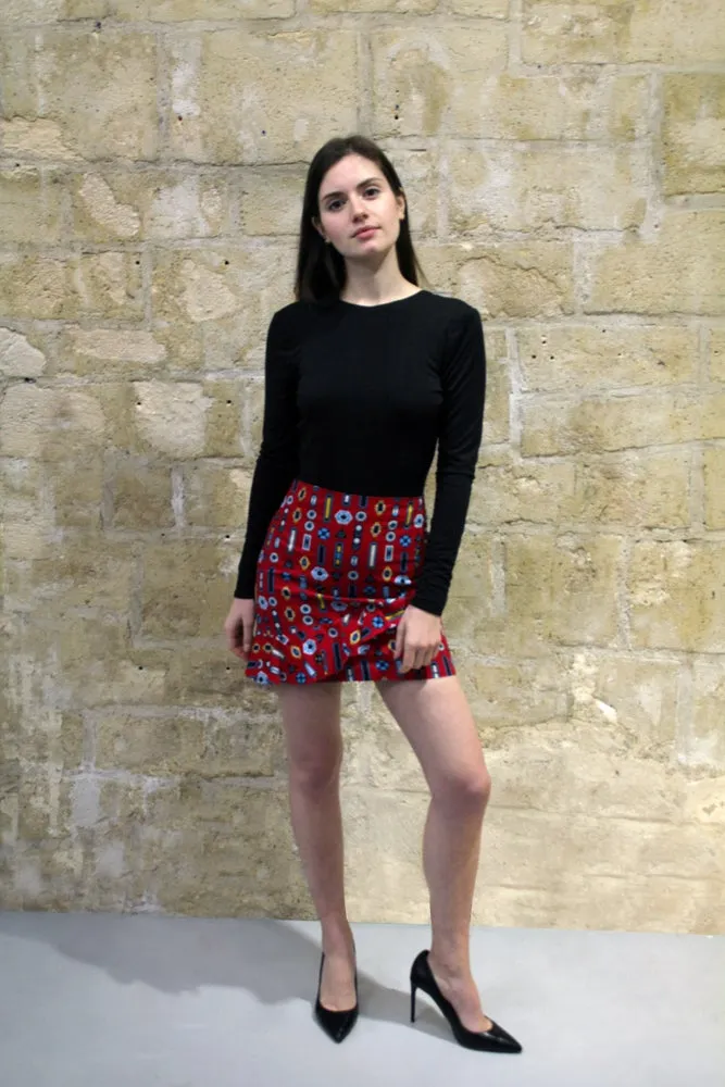 MALILI "BIJOUX"  FRILLED SKIRT