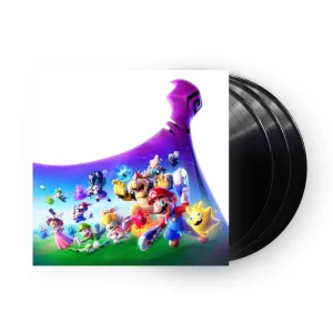Mario   Rabbids Sparks of Hope (Original Soundtrack) - Yoko Shimomura, Grant Kirkhope and Gareth Coker 3xLP (Black Vinyl)