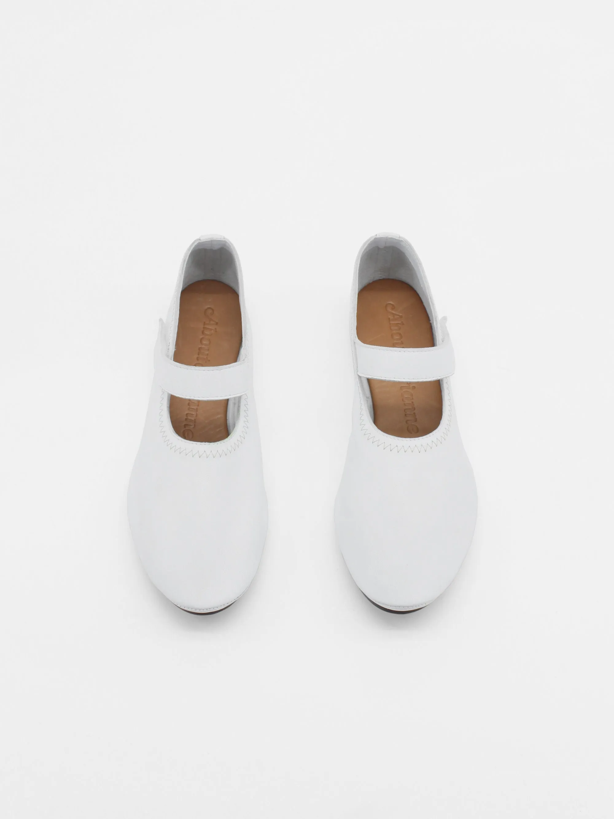Martino ballerina white