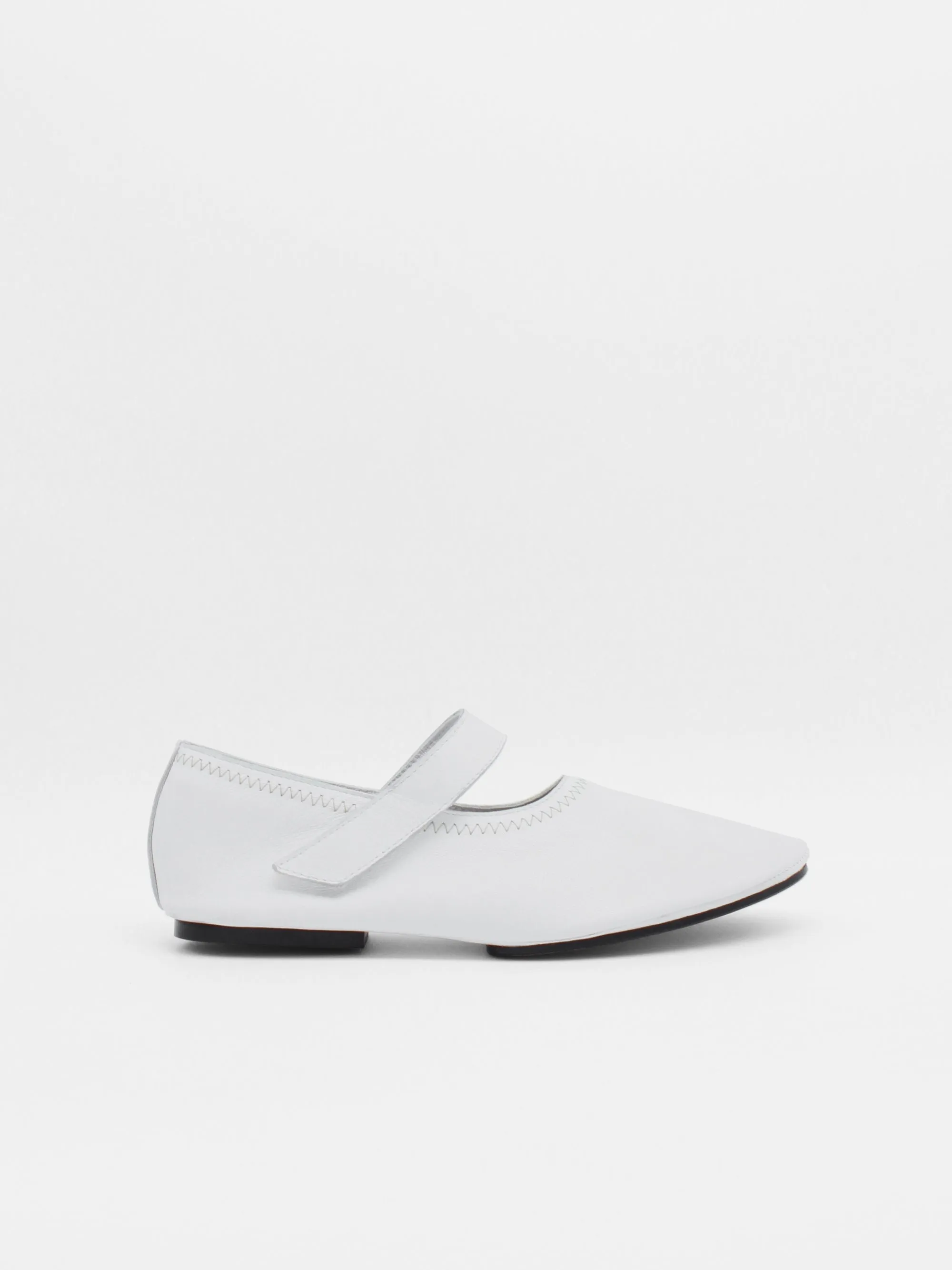 Martino ballerina white