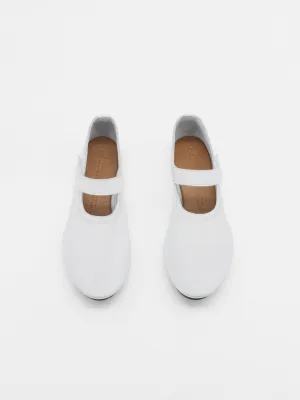 Martino ballerina white