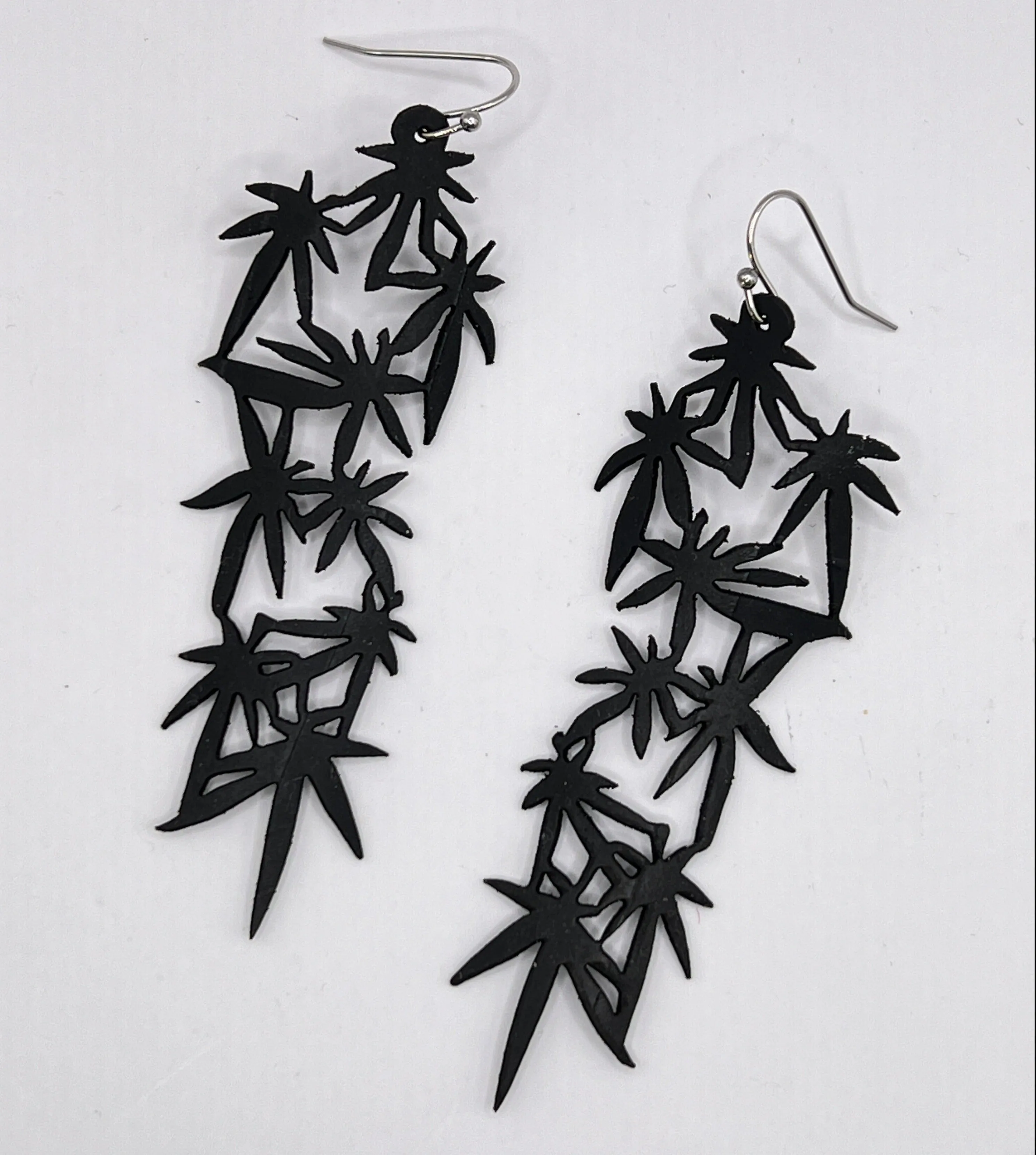 Mary Jane Rubber Earring