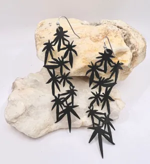 Mary Jane Rubber Earring