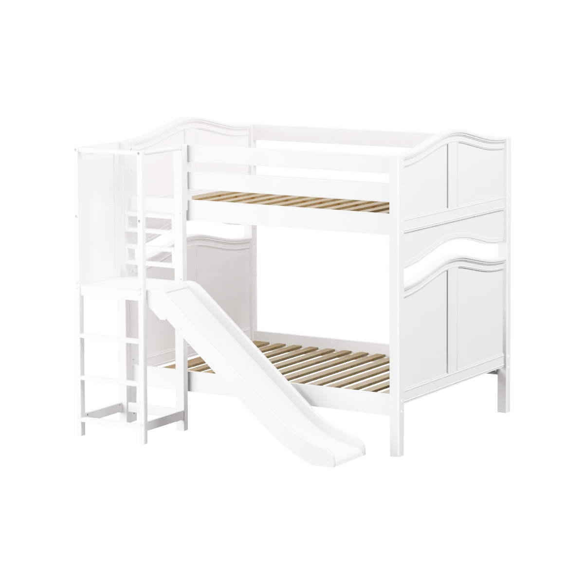 Maxtrix Full High Bunk Bed with Slide Platform