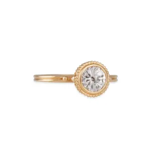 Megan Thorne - Ione High Solitaire with Rose Cut Brilliant Diamond