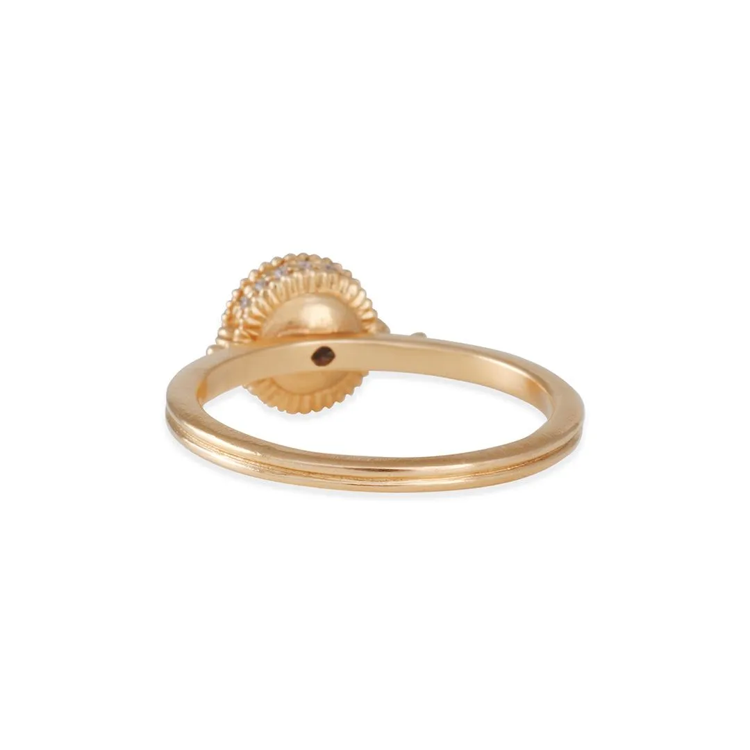 Megan Thorne - Ione High Solitaire with Rose Cut Brilliant Diamond