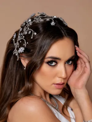 MELODY Gorgeous Wedding Stunning Headband, Swarovski Headpiece