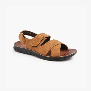Men's Cross-Strap Sandals