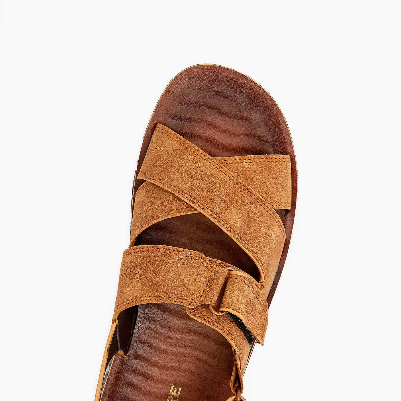 Men's Cross-Strap Sandals