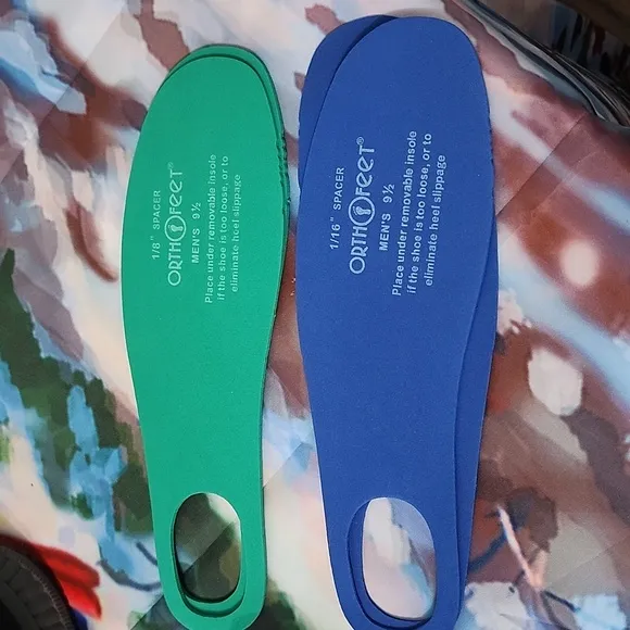 Men's OrthoFeet Shoes With Inserts Size 9.5 Wide