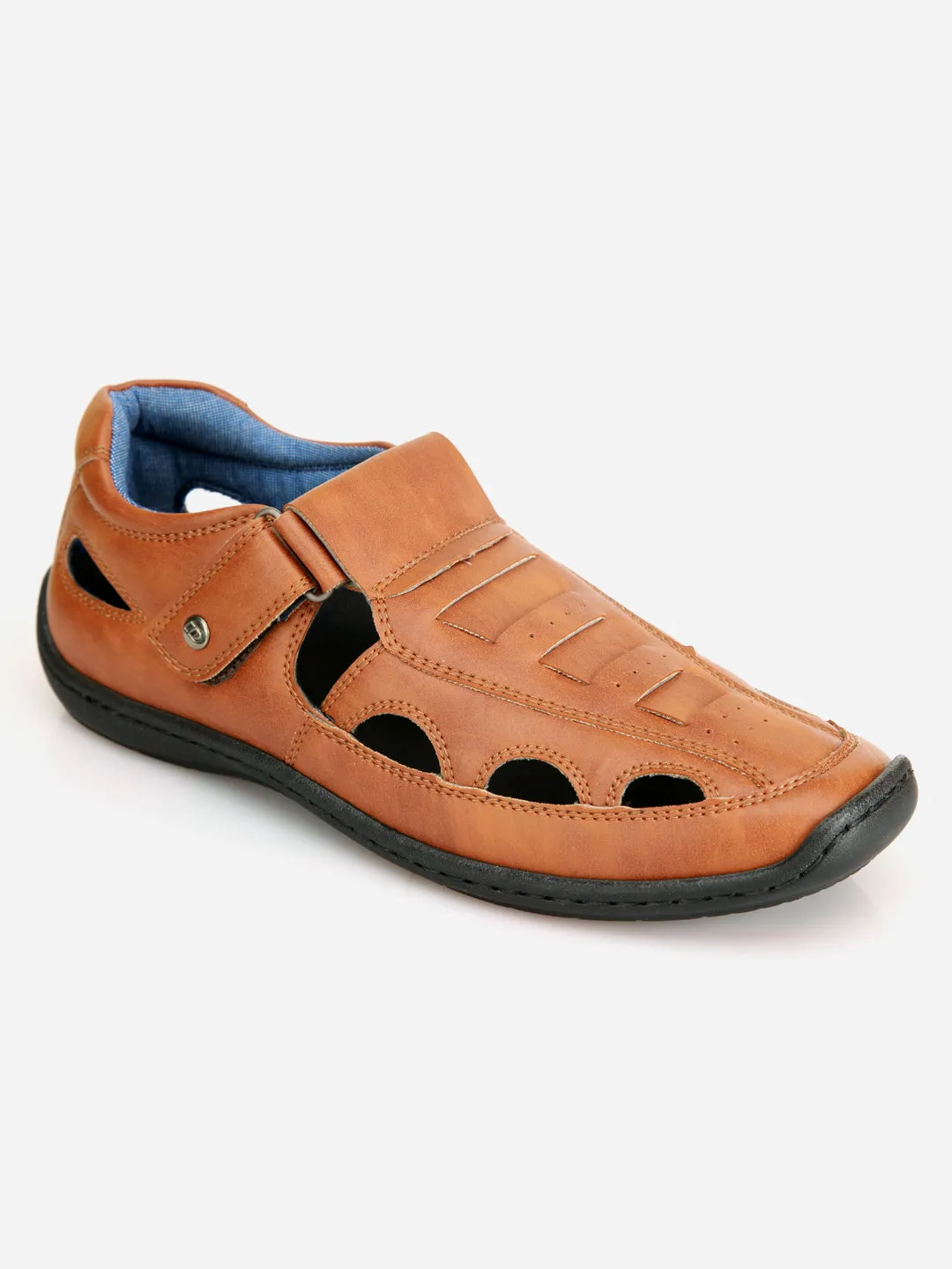 Men's Tan Roman Style Close Sandal (IX5004)