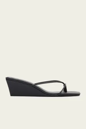 Minimal Low Wedge in Black
