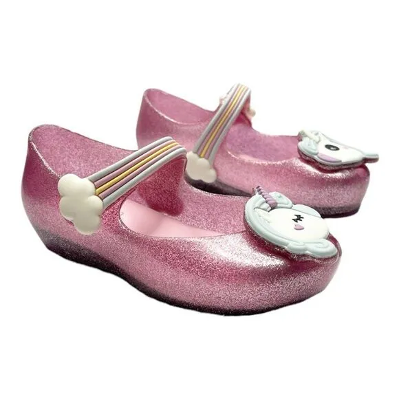 MINI MELISSA Mini Ultragirl Unicorn Water Resistant Mary Jane