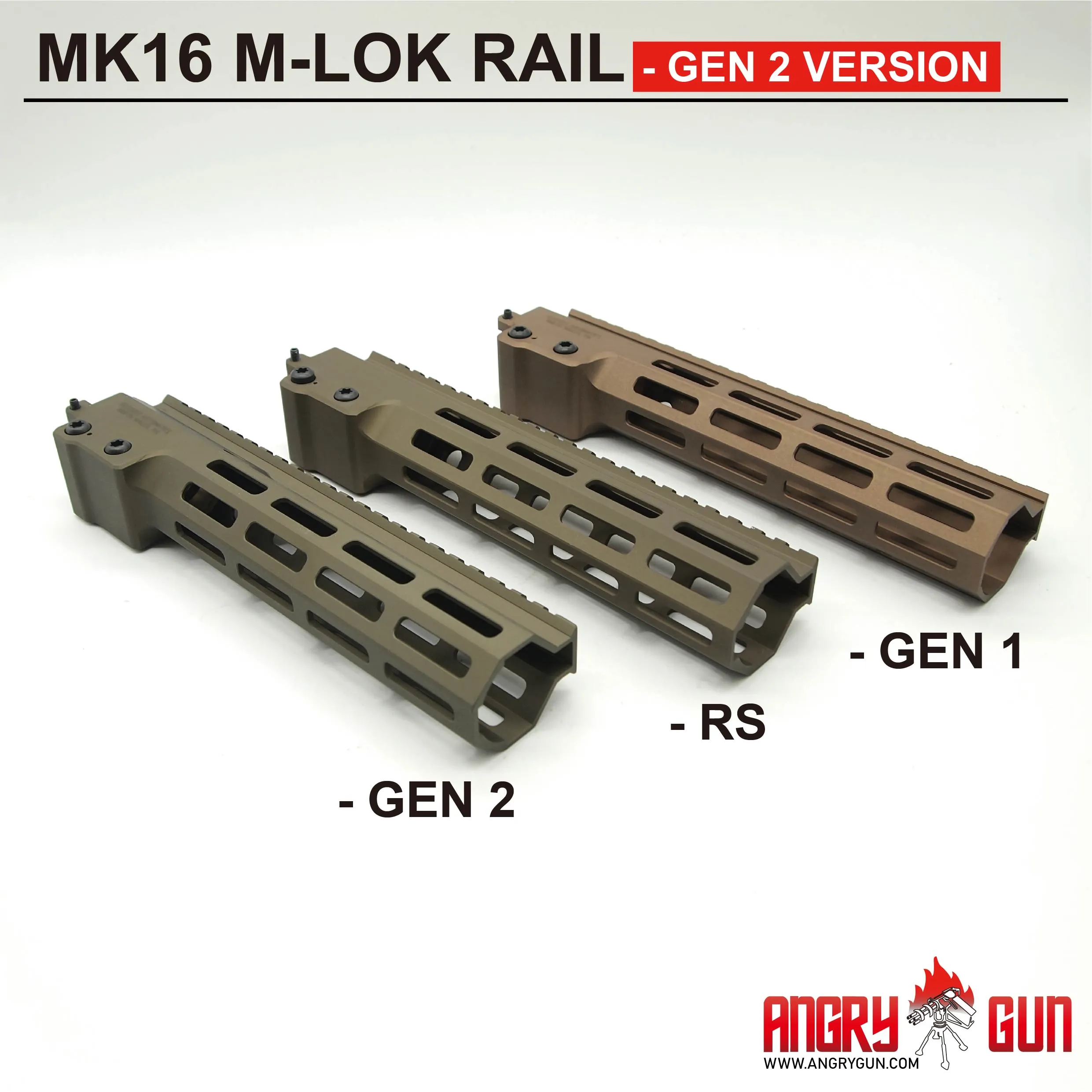 MK16 M-LOK RAIL 9.3 INCH - GEN 2 VERSION