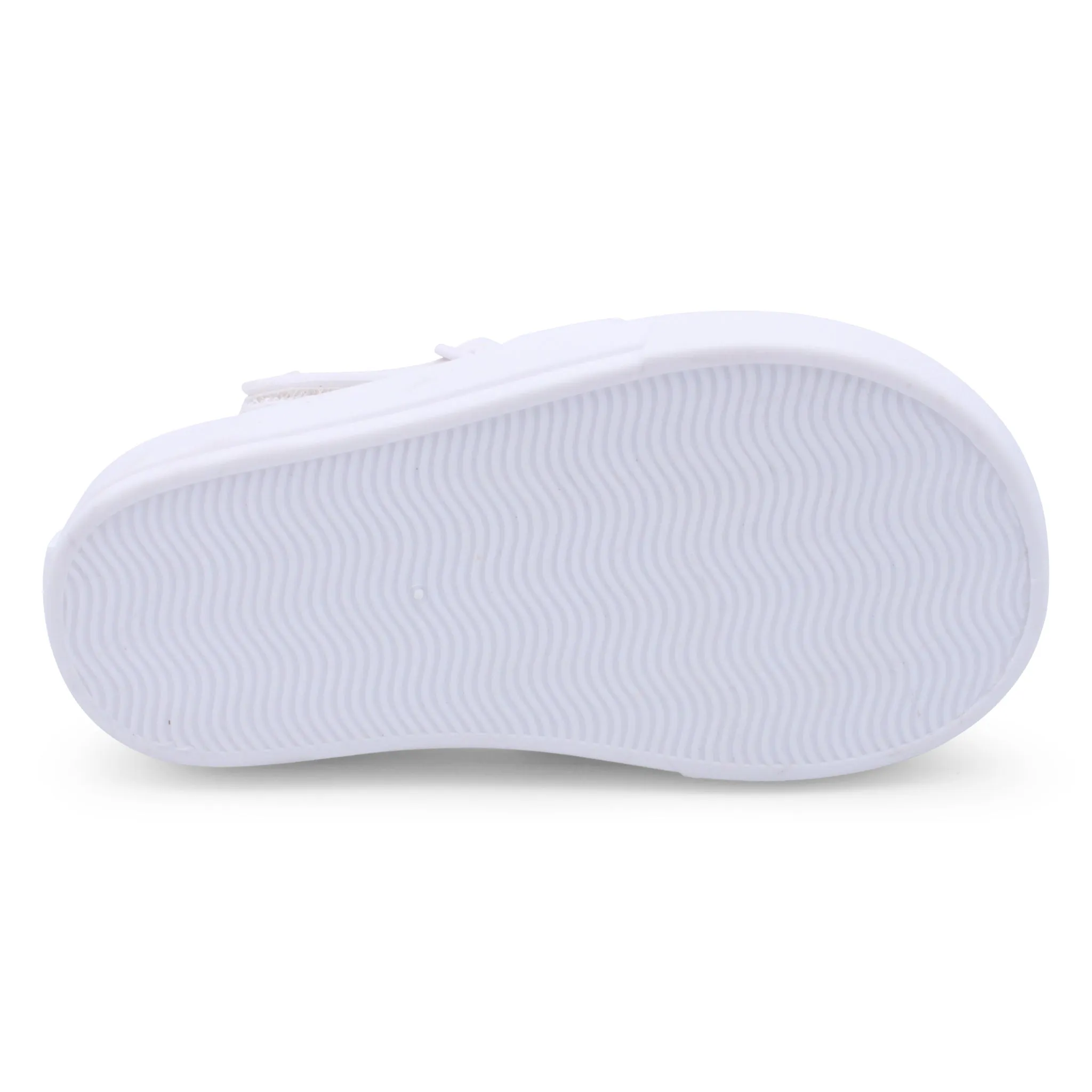 'Monaco' Unisex Matt White Jelly Sandals