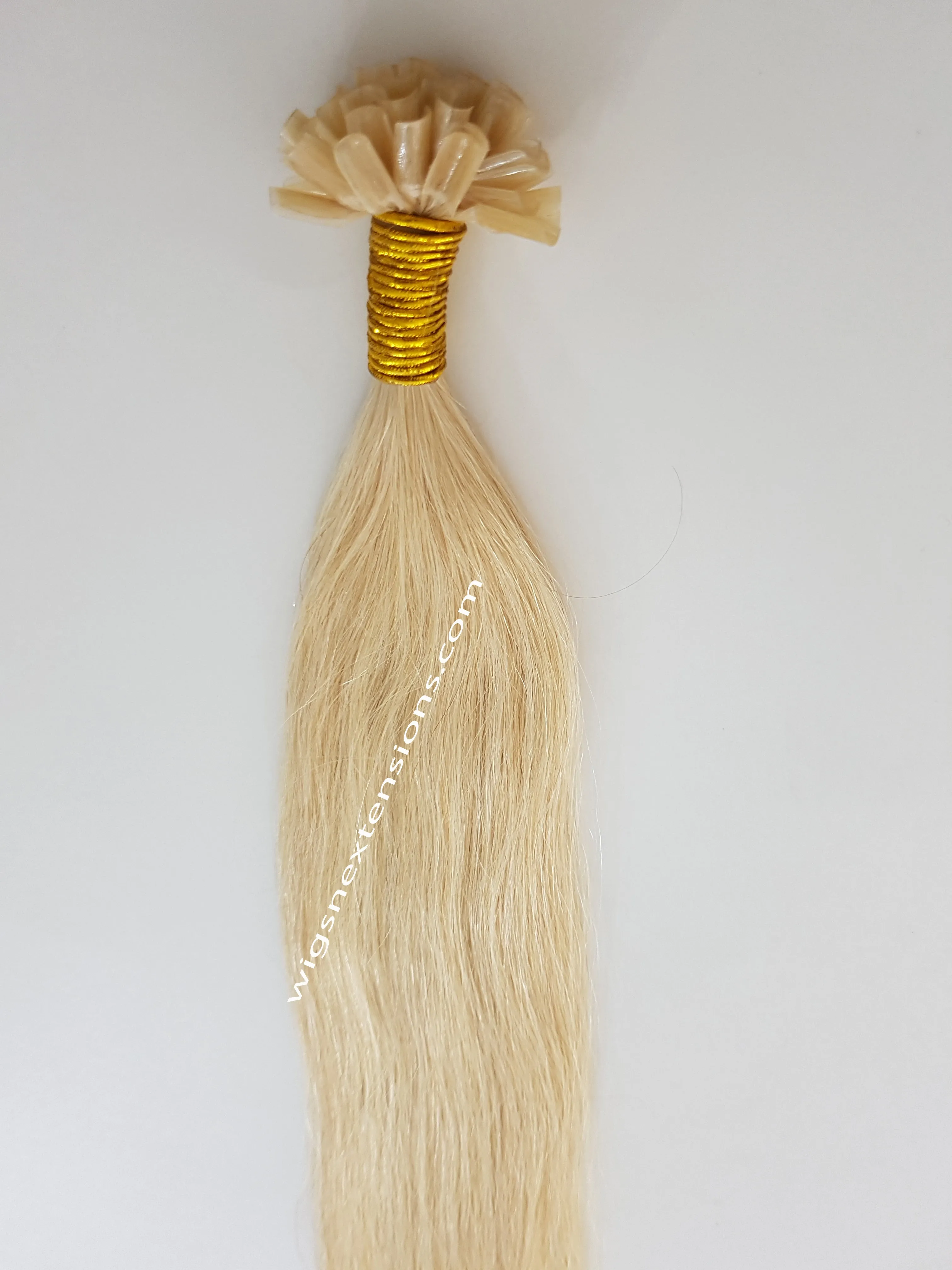 Nail/U Tip Hair Extensions Colour #613 Bleach Blonde  High Grade 24 Inches
