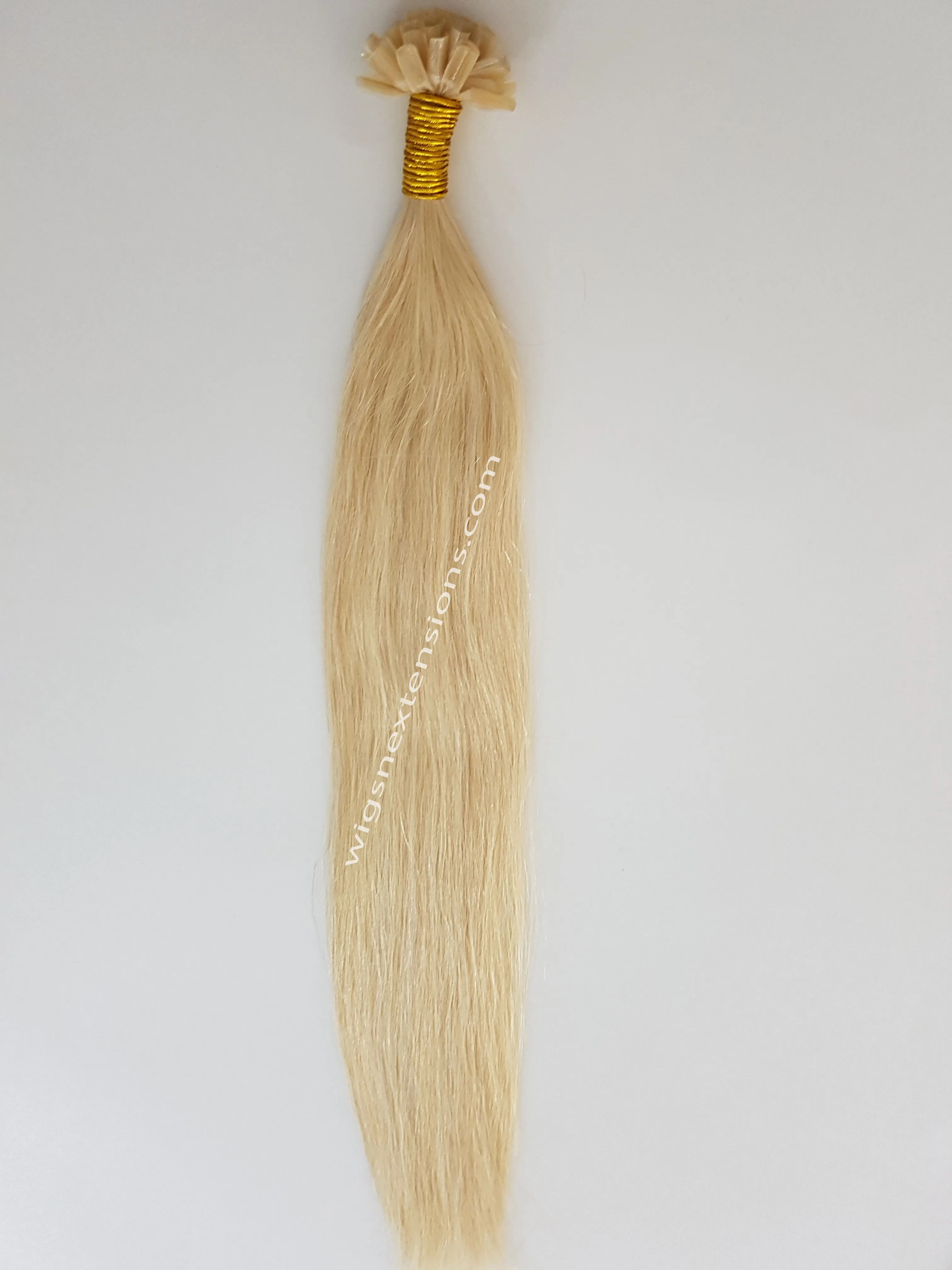 Nail/U Tip Hair Extensions Colour #613 Bleach Blonde  High Grade 24 Inches