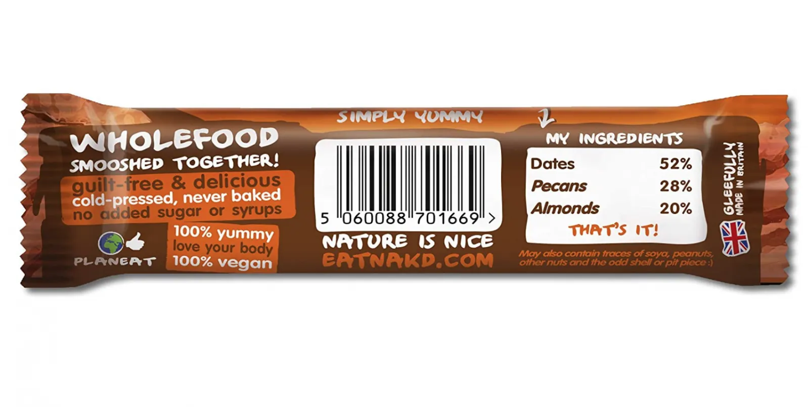 Nakd Pecan Pie 18 x 35g Bar (CASE)