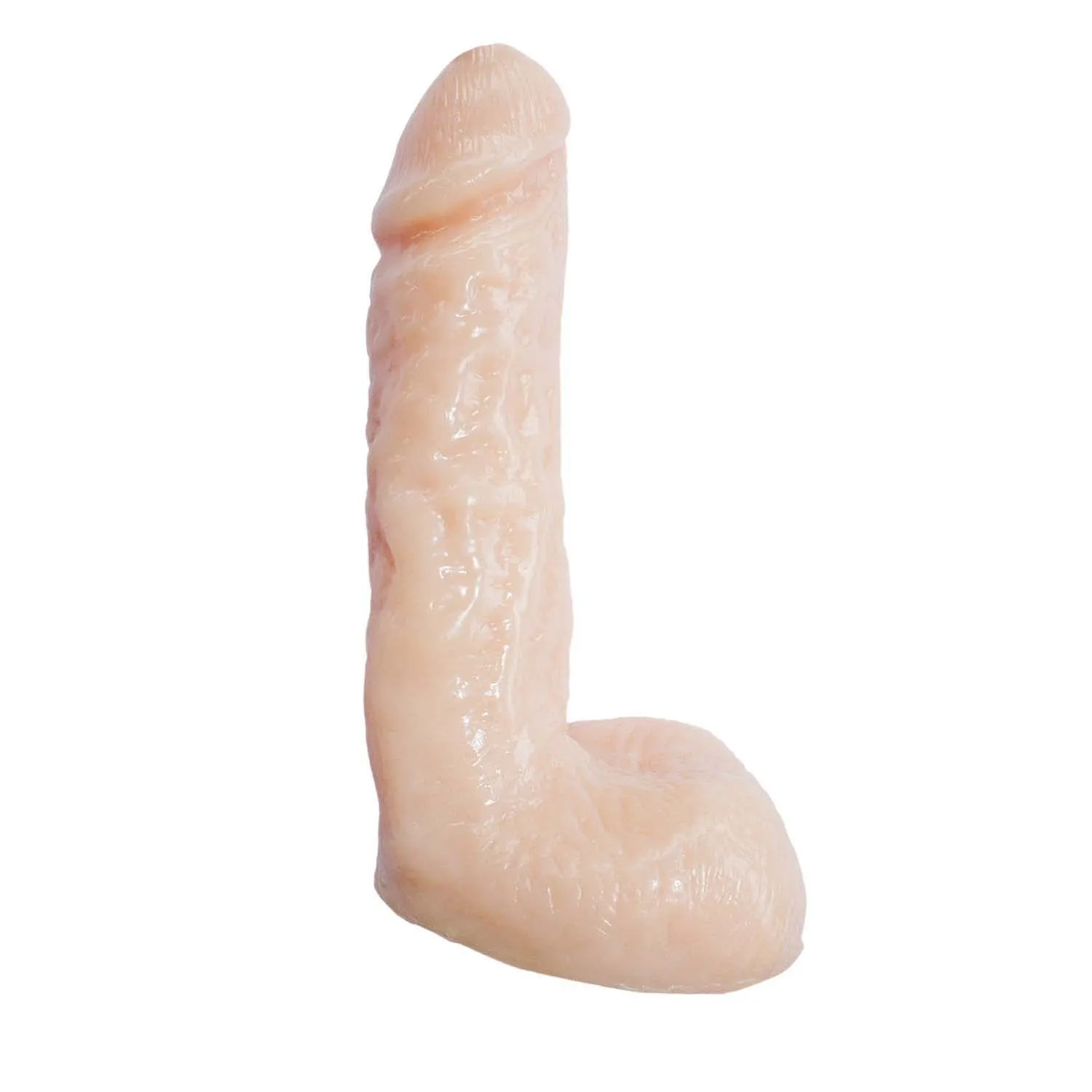 Natural Realskin Squirting Dildo 7 Inch - Vanilla