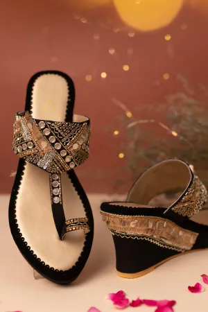 Nazm Black Wedges