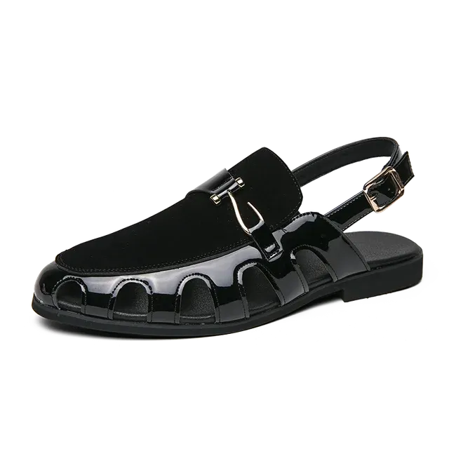 Neue Große Größe 46 Fischerledersandalen für Herren
