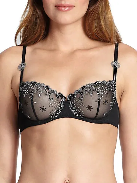 New with tags! Simone Perele Womens Demi underwire bra, moonlight, Sz 34D! Also Fits 36C Retails $121 