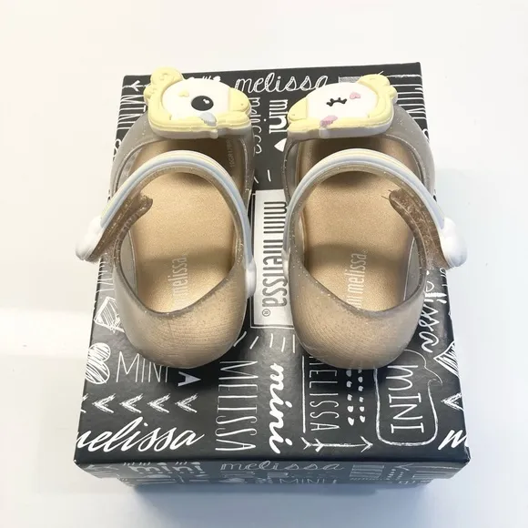 NIB! MINI MELISSA Ultragirl Unicorn Clear Glitter