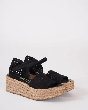 nila wedge - black castoro