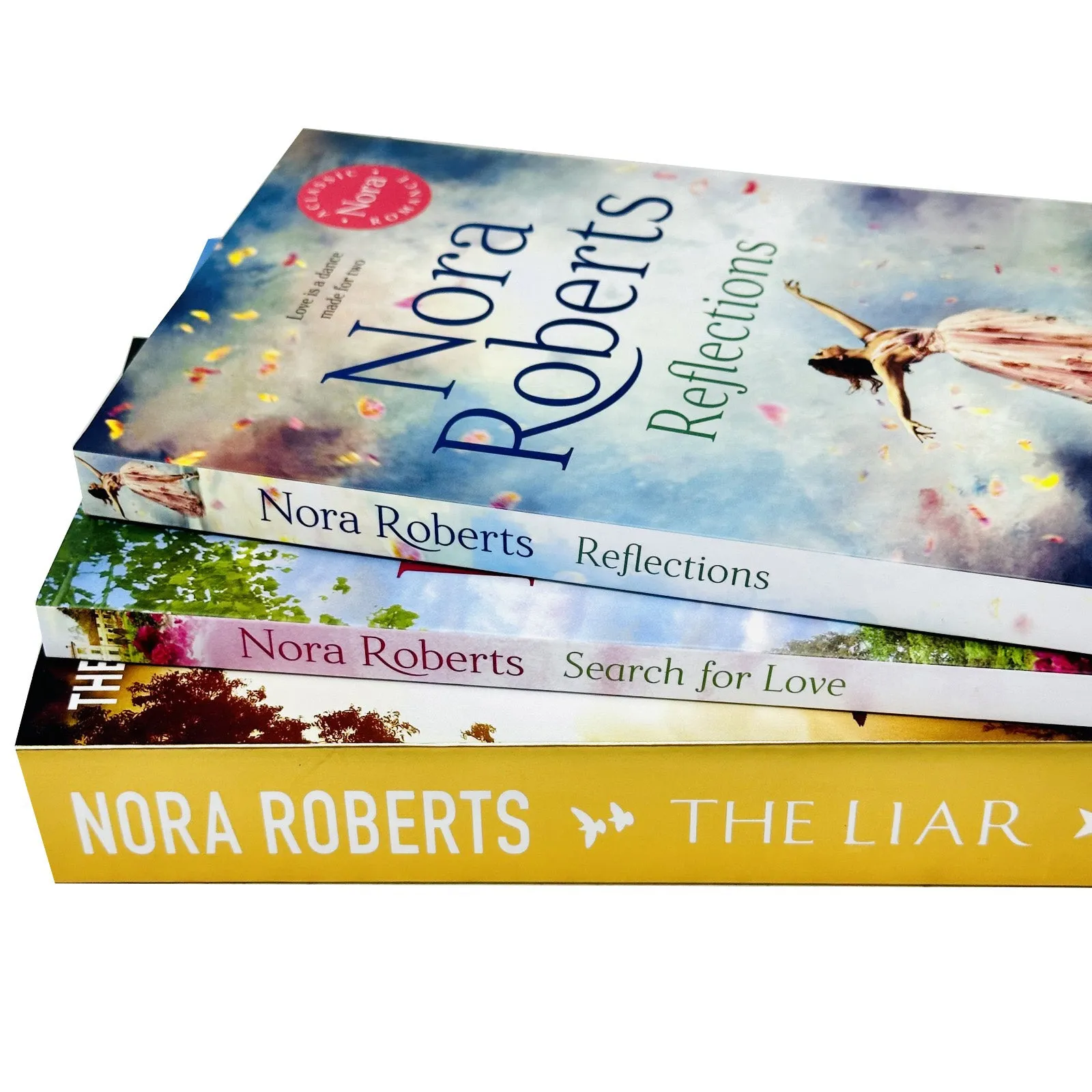 Nora Roberts Collection 3 Books Set (Reflections, Search For Love & The Liar)