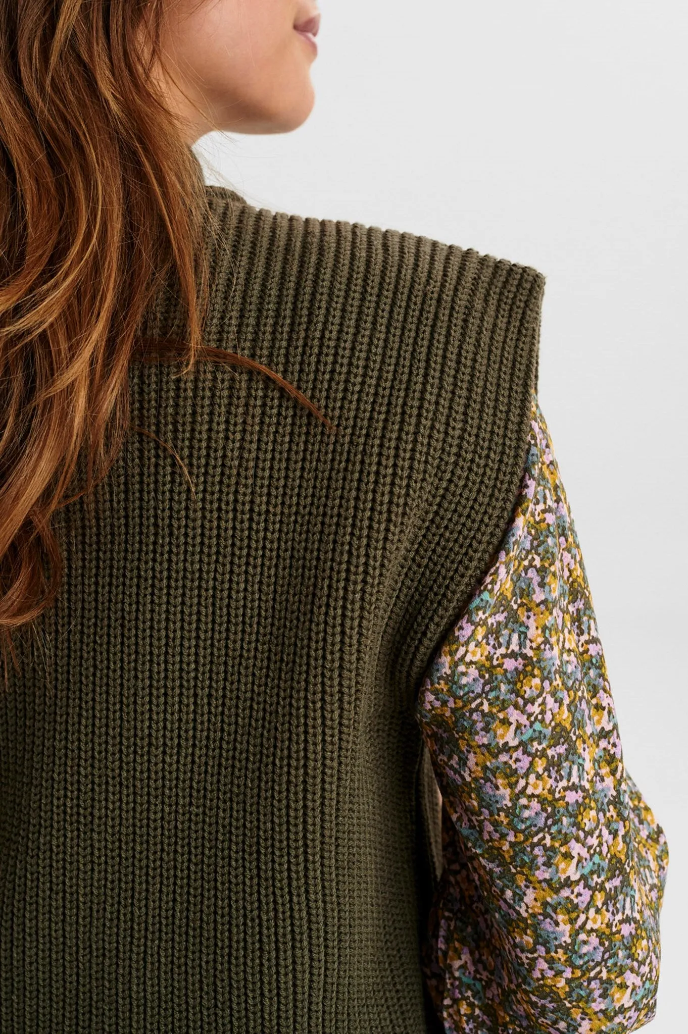 NUCHAYA VEST - Grape leaf