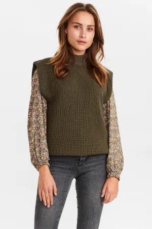 NUCHAYA VEST - Grape leaf