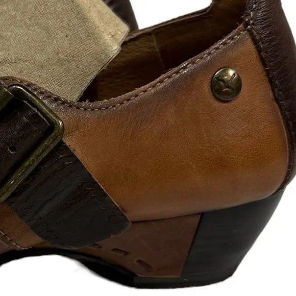 NWOB Pikolinos Brown Leather Gandia Mary Jane/Brandy Shoe