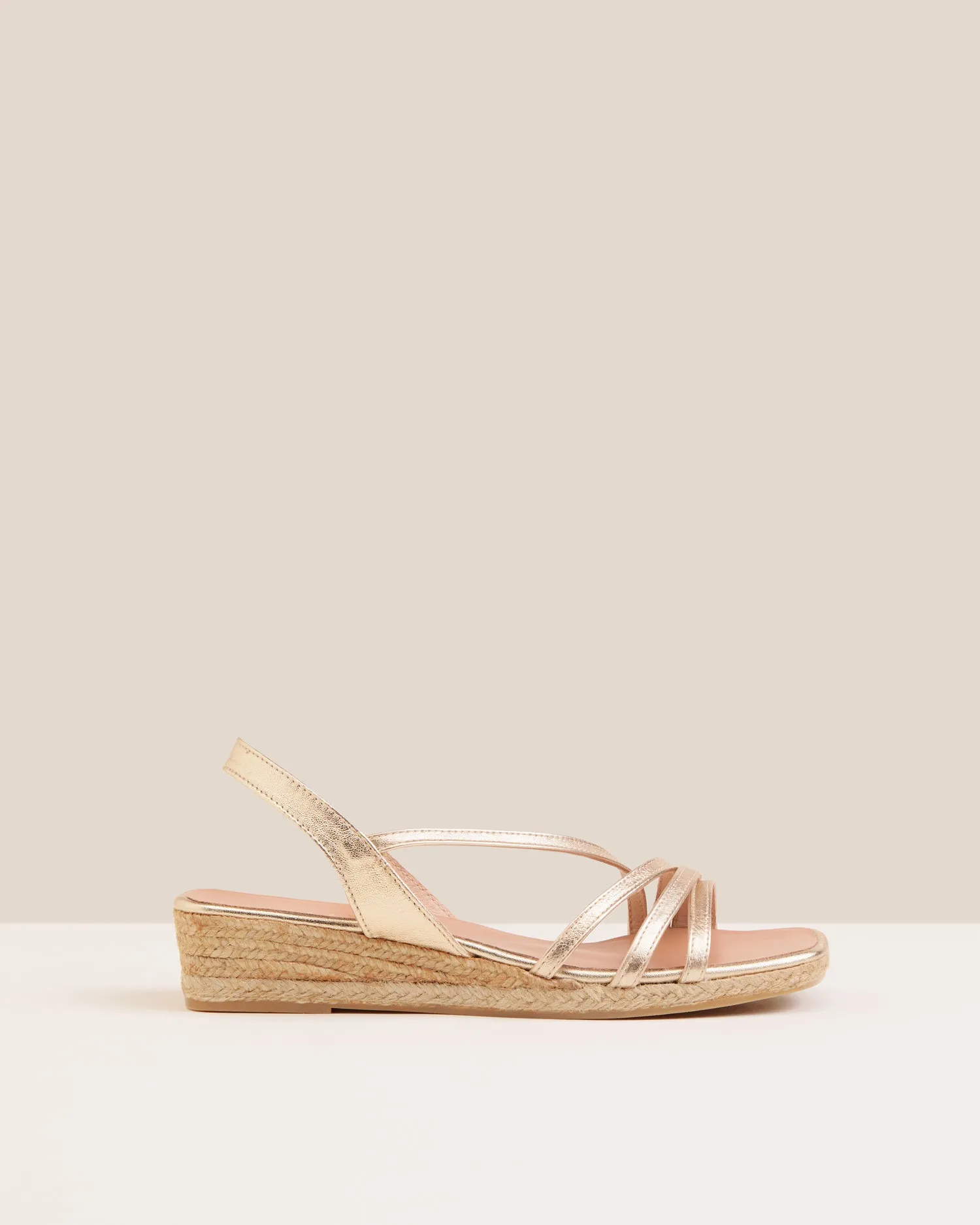 OBER Gold espadrilles