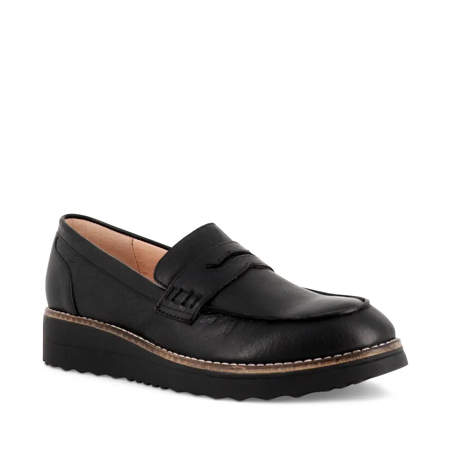 OLEY - BLACK BLACK LEATHER