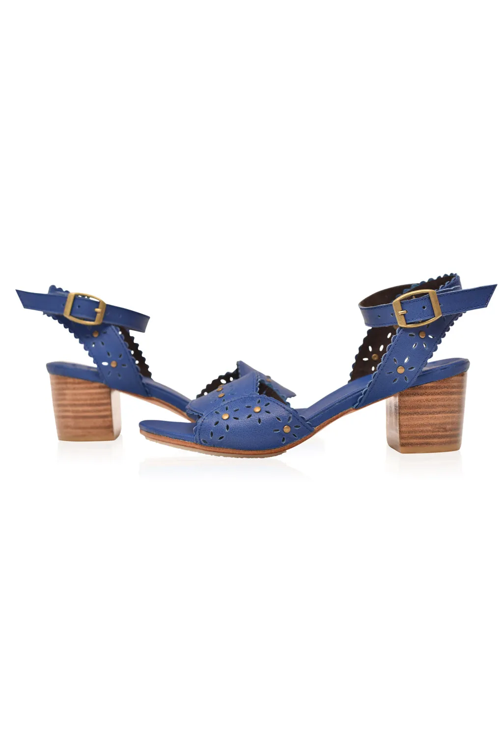 Paloma Leather Heel Sandals (Sz. 6, 7 & 8.5)