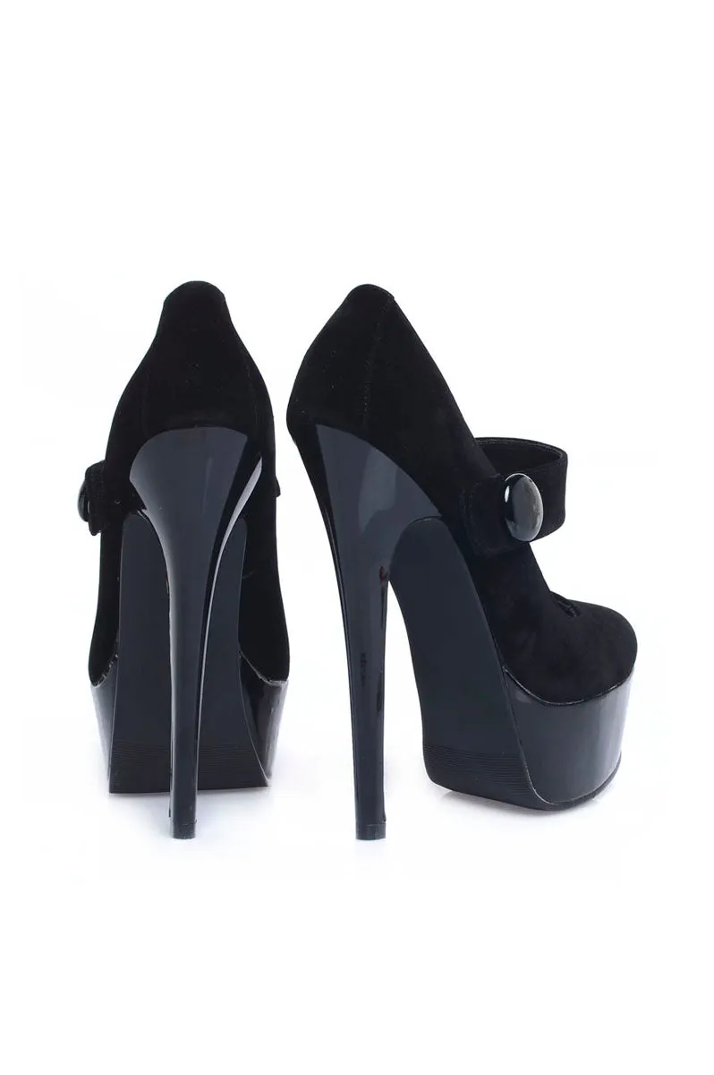 Patent Platform Button Heel
