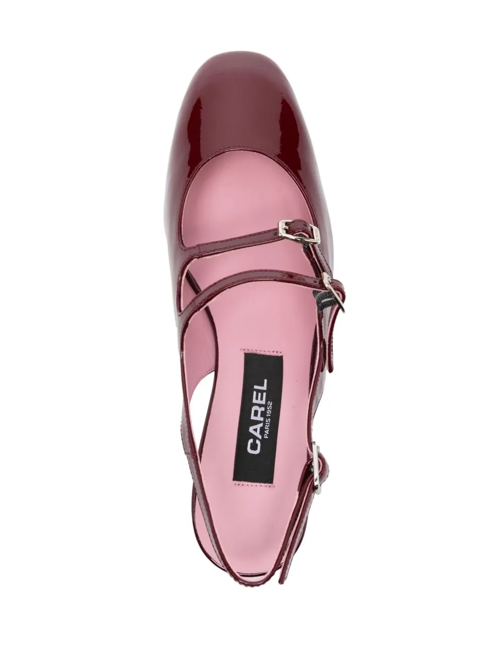 Peche patent leather ballet flats