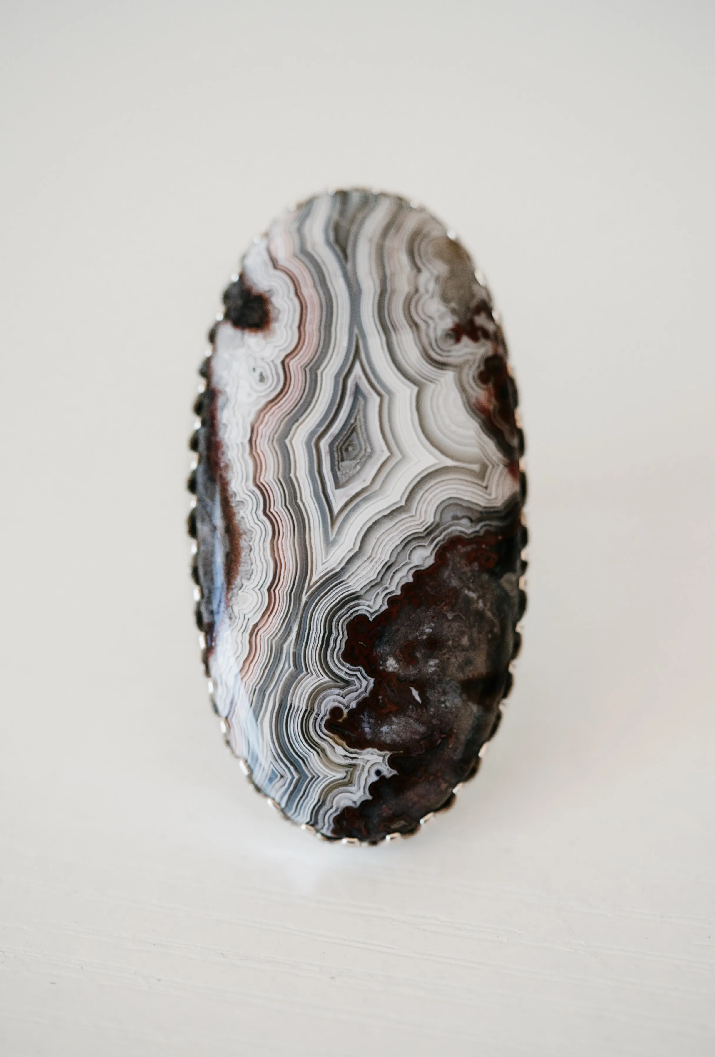 Penny Lane Ring | Crazy Lace Agate