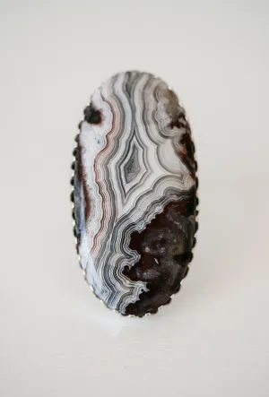 Penny Lane Ring | Crazy Lace Agate