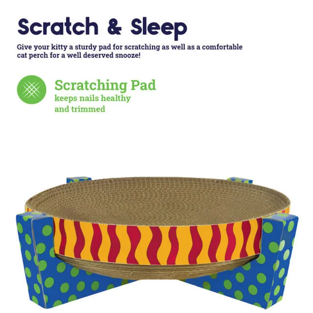 Petstages Scratch, Snuggle & and Rest Cardboard Scratcher