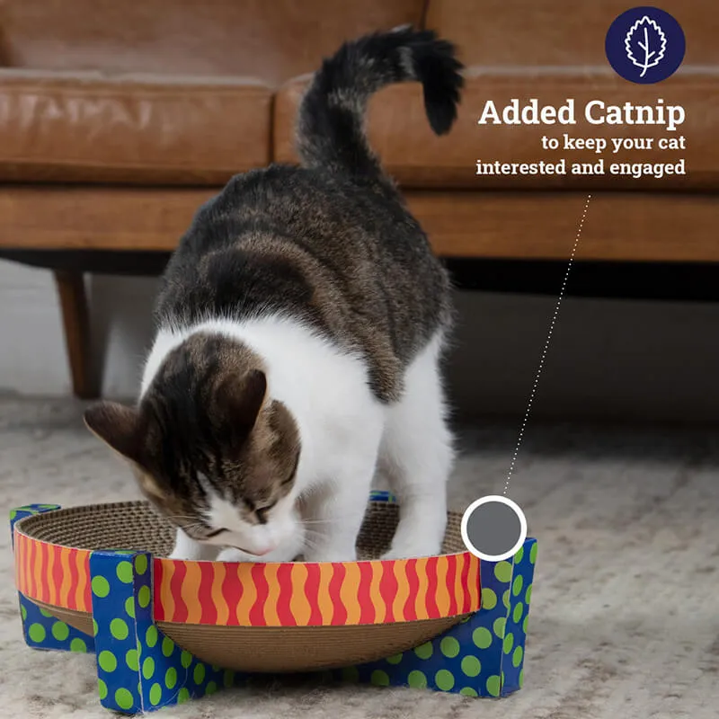 Petstages Scratch, Snuggle & and Rest Cardboard Scratcher