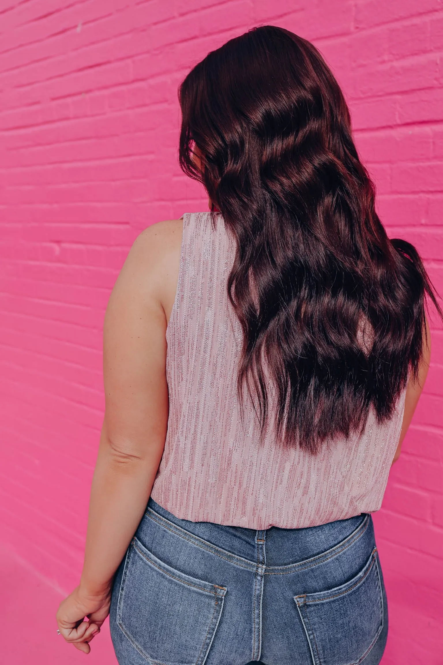 Pixie Dust Wrap Front Bodysuit - Mauve