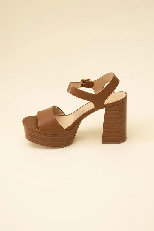 PLATFORM SANDAL HEELS