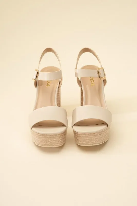 PLATFORM SANDAL HEELS