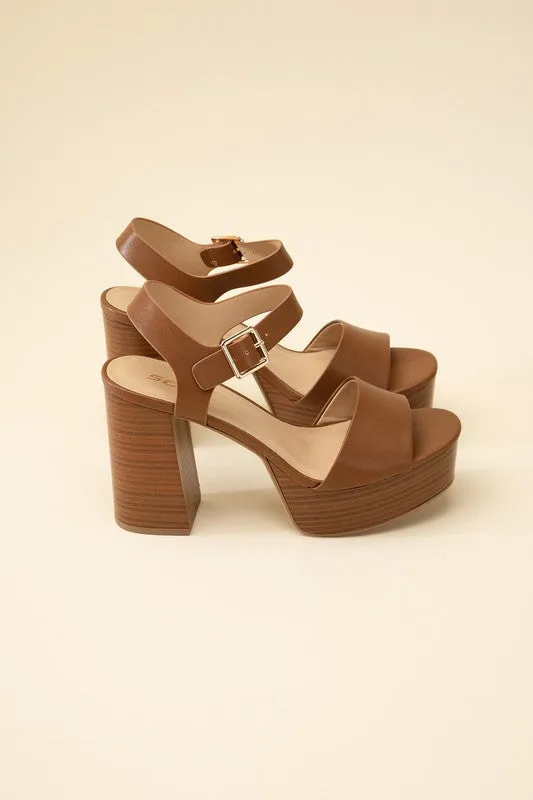 PLATFORM SANDAL HEELS