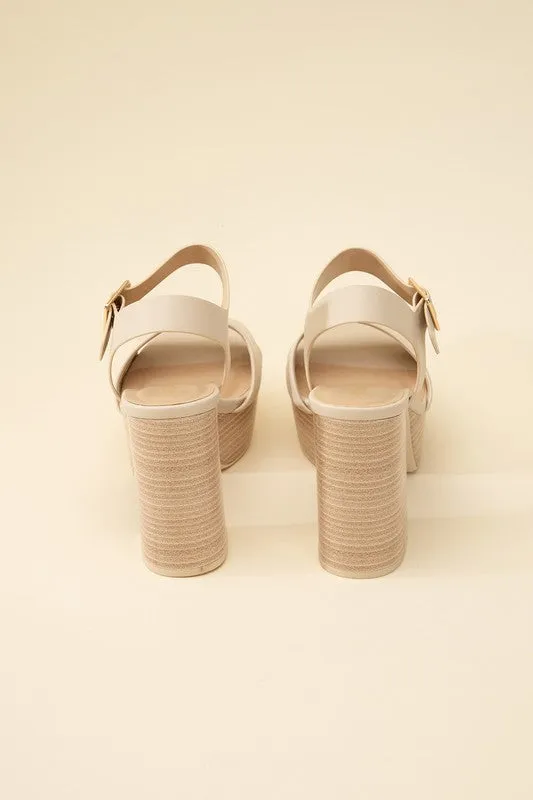 PLATFORM SANDAL HEELS
