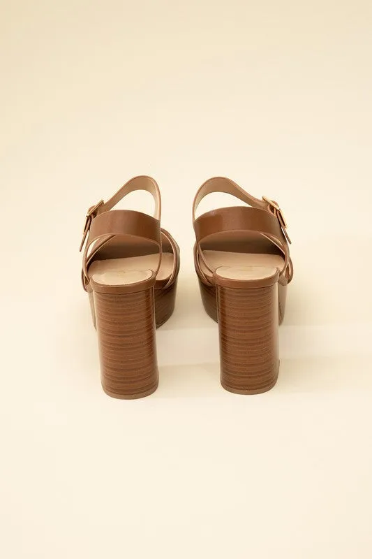 PLATFORM SANDAL HEELS
